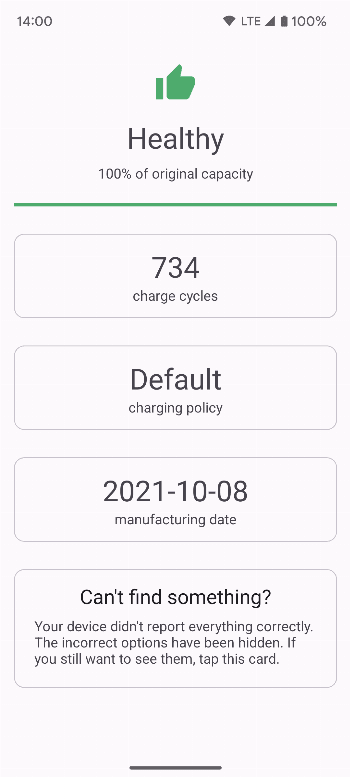 Скриншот 1 — Batt