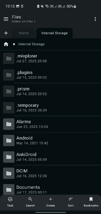 Скриншот 2 — Prism File Explorer