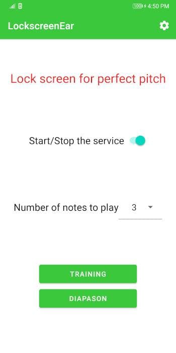 Скриншот 1 — LockscreenEar