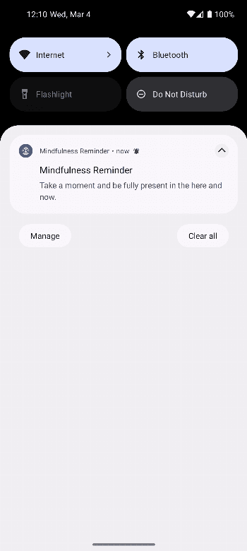 Скриншот 6 — Mindfulness Reminder