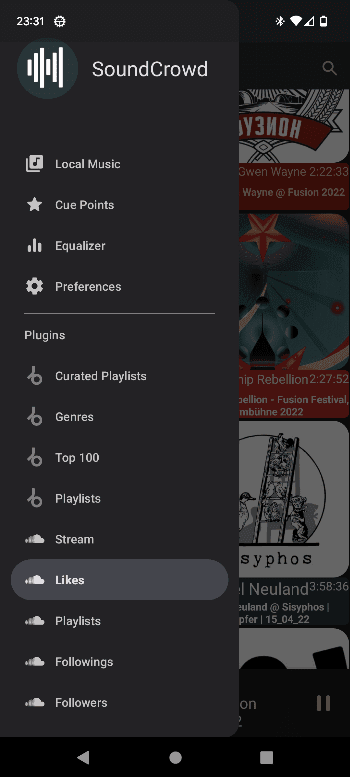 Скриншот 2 — SoundCrowd
