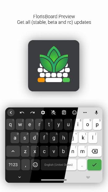 Скриншот 1 — FlorisBoard Beta