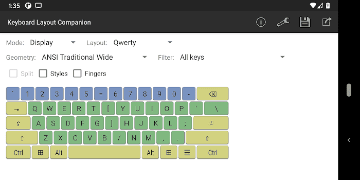 Скриншот 3 — Keyboard Layout Companion