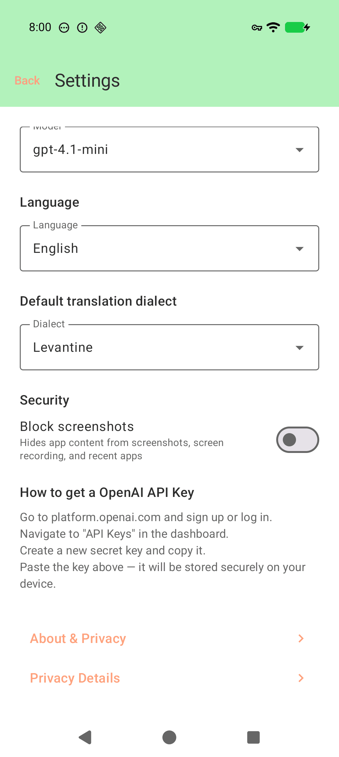 Скриншот 7 — Maskan — Private AI Chat