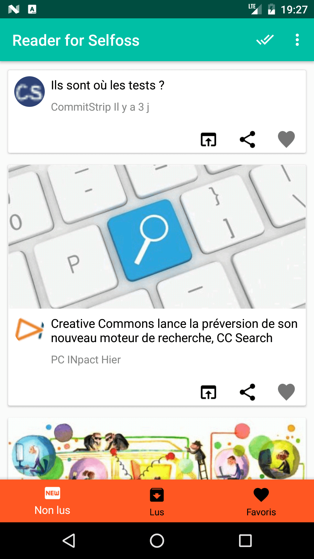 Скриншот 4 — Reader for Selfoss