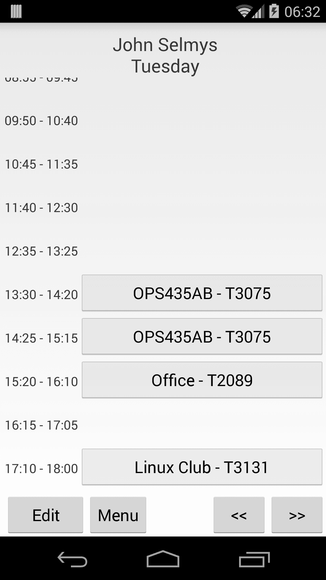 Скриншот 2 — Everyone's Timetable