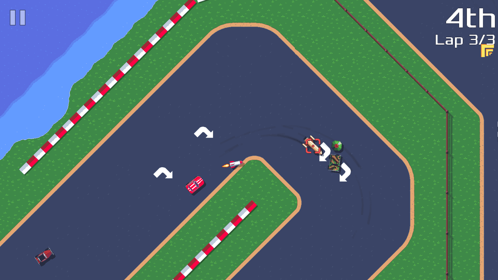 Скриншот 2 — Pixel Wheels - Пиксел Вилз