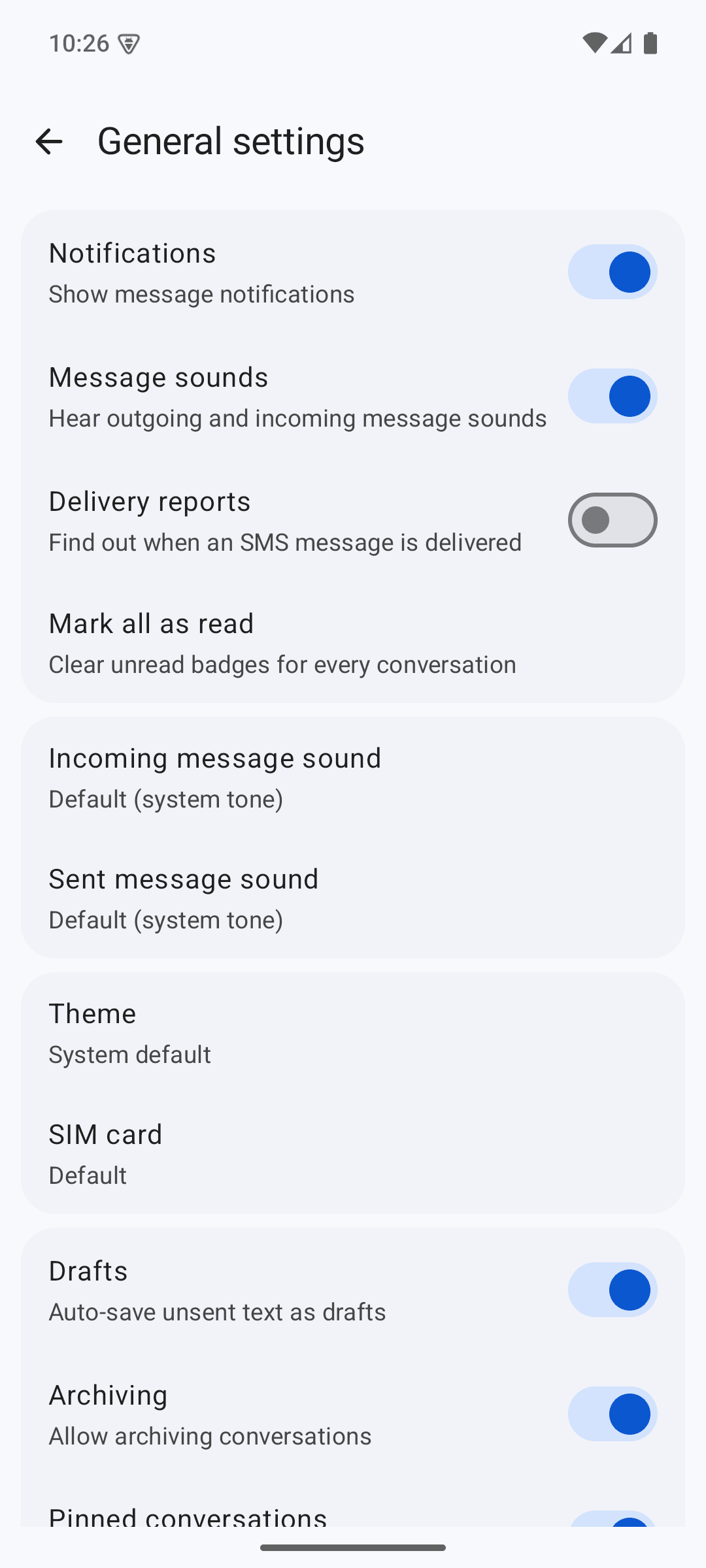 Скриншот 5 — Messages