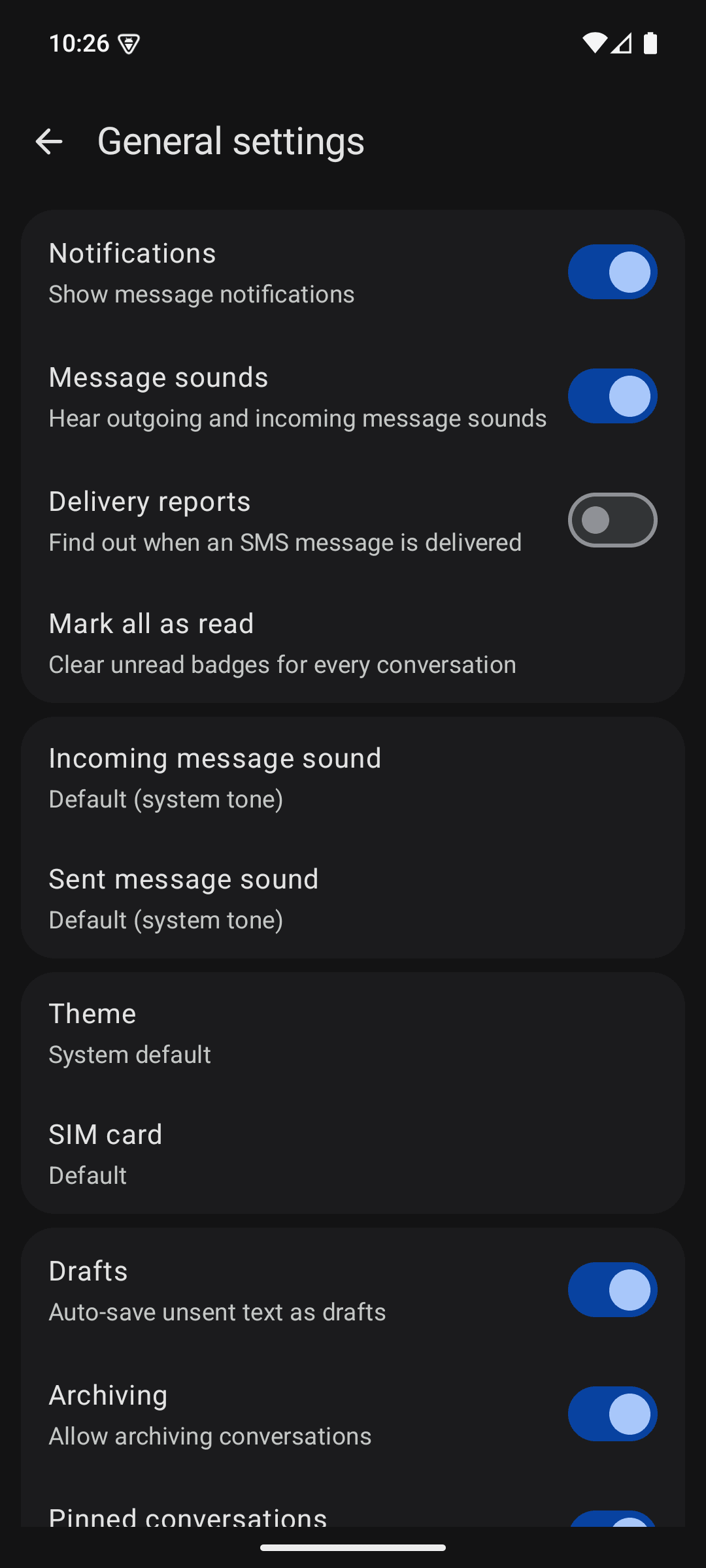 Скриншот 6 — Messages