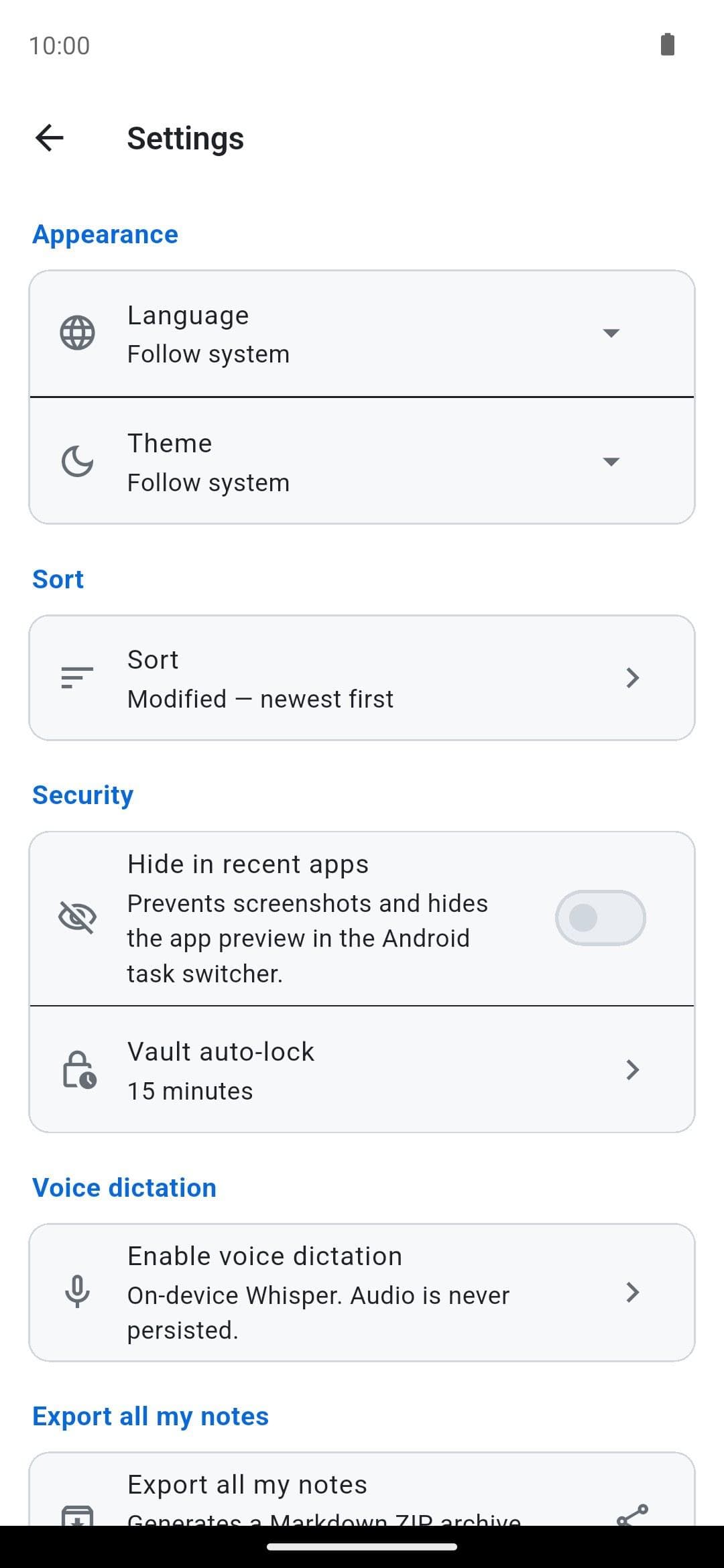 Скриншот 4 — Notes Tech