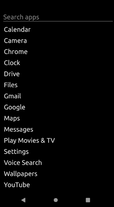 Скриншот 2 — Unlauncher