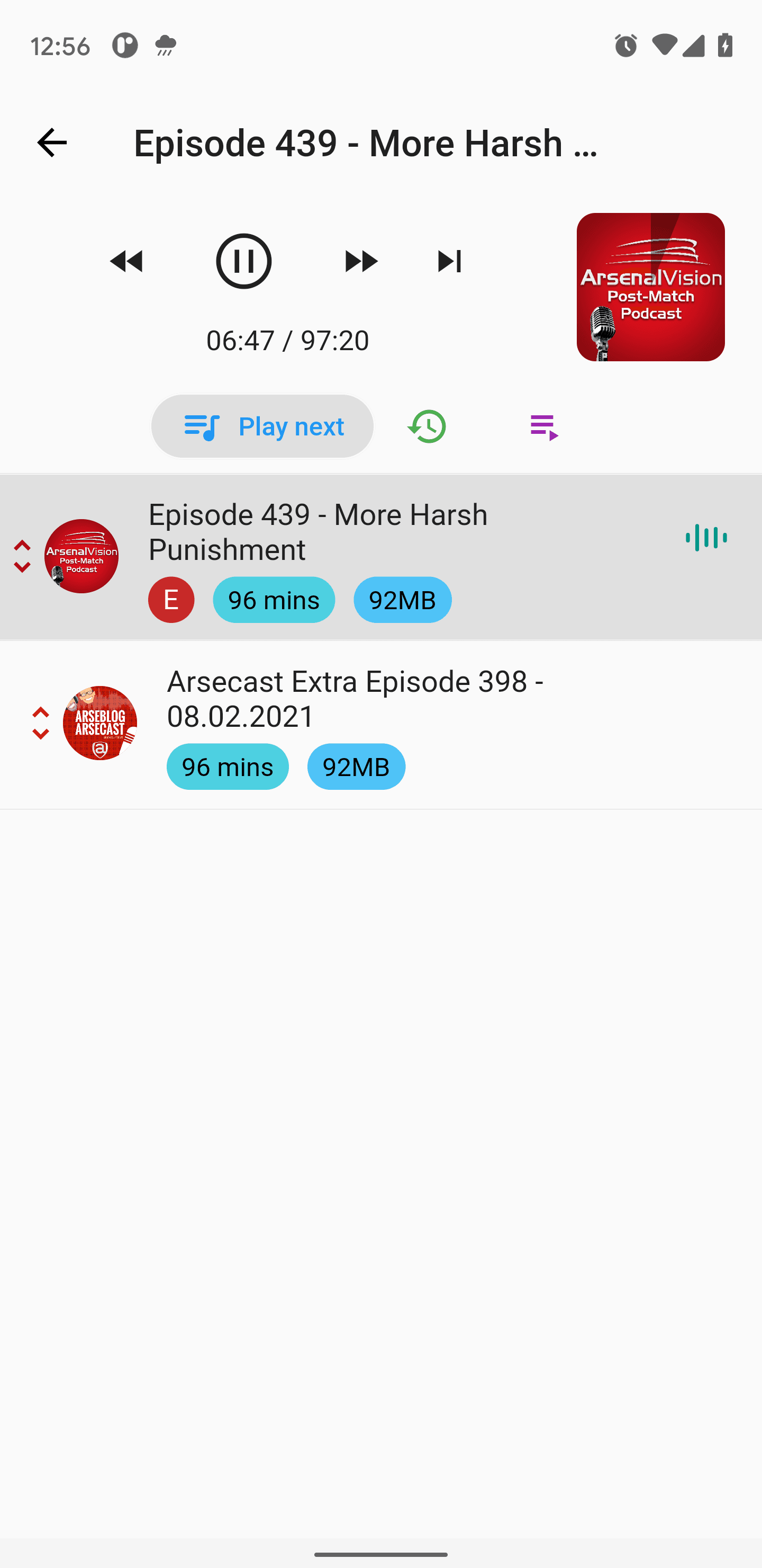 Скриншот 4 — Tsacdop - Podcast Player