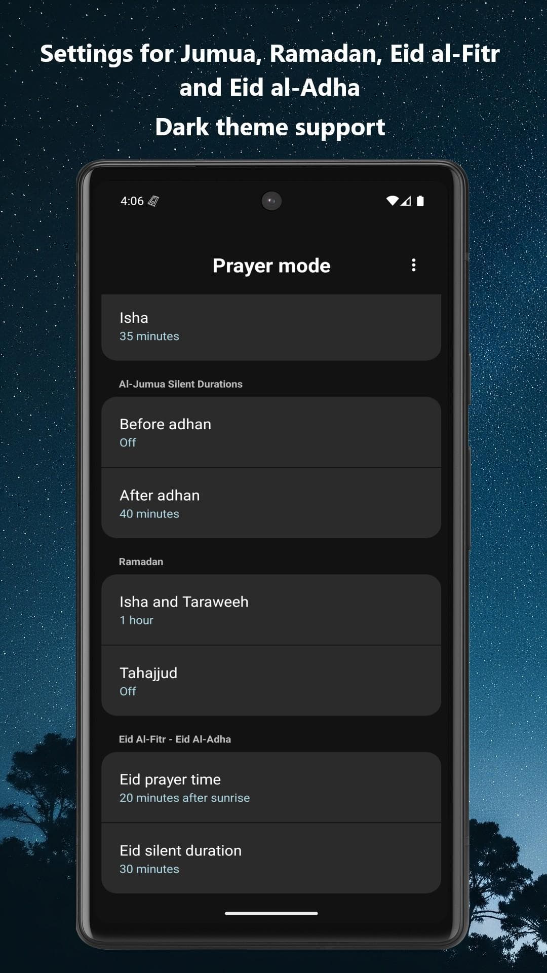 Скриншот 2 — Prayer mode