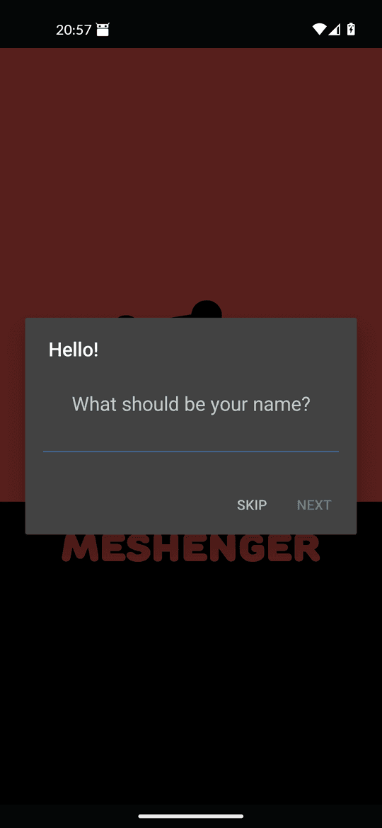 Скриншот 2 — Meshenger