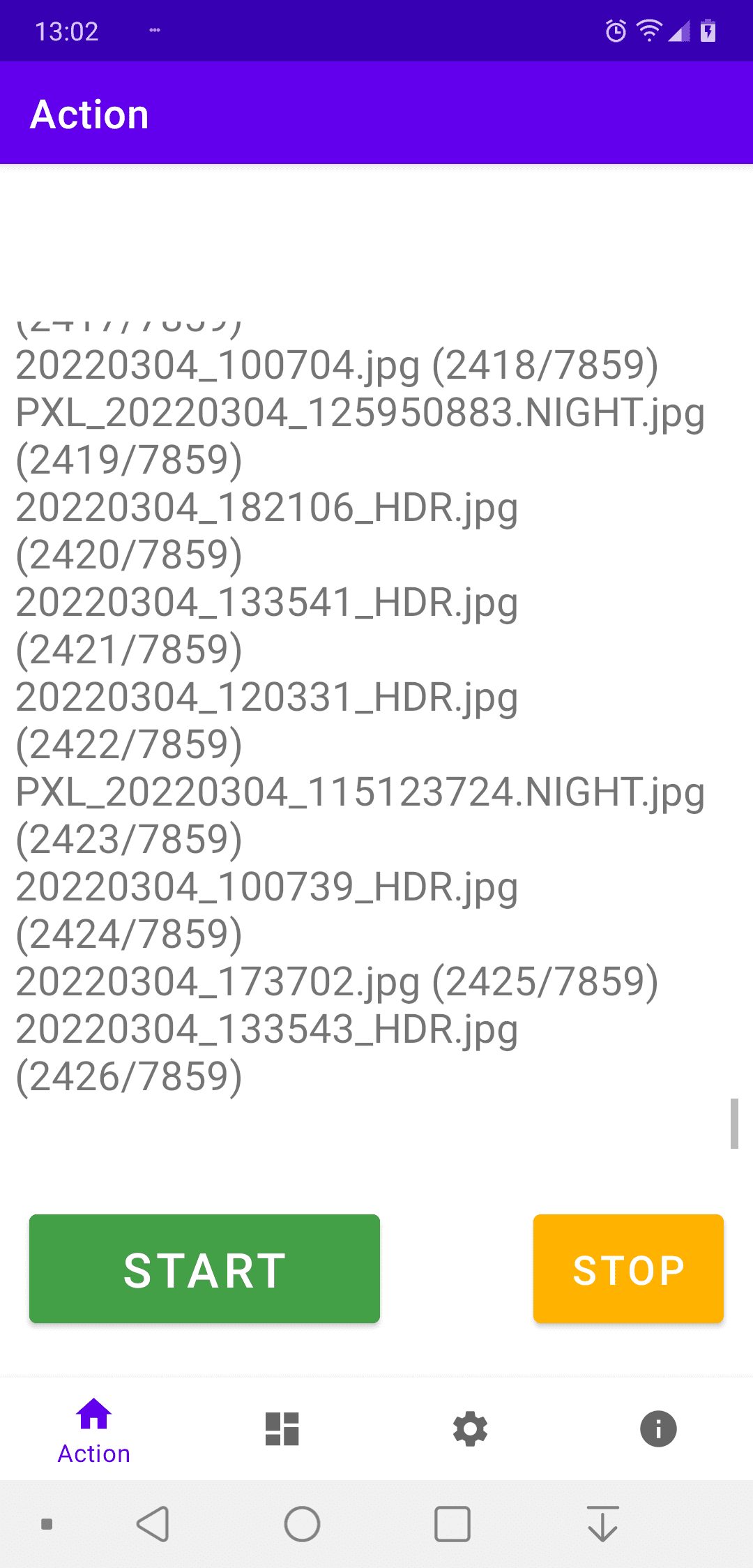 Скриншот 2 — Camera Date Folders