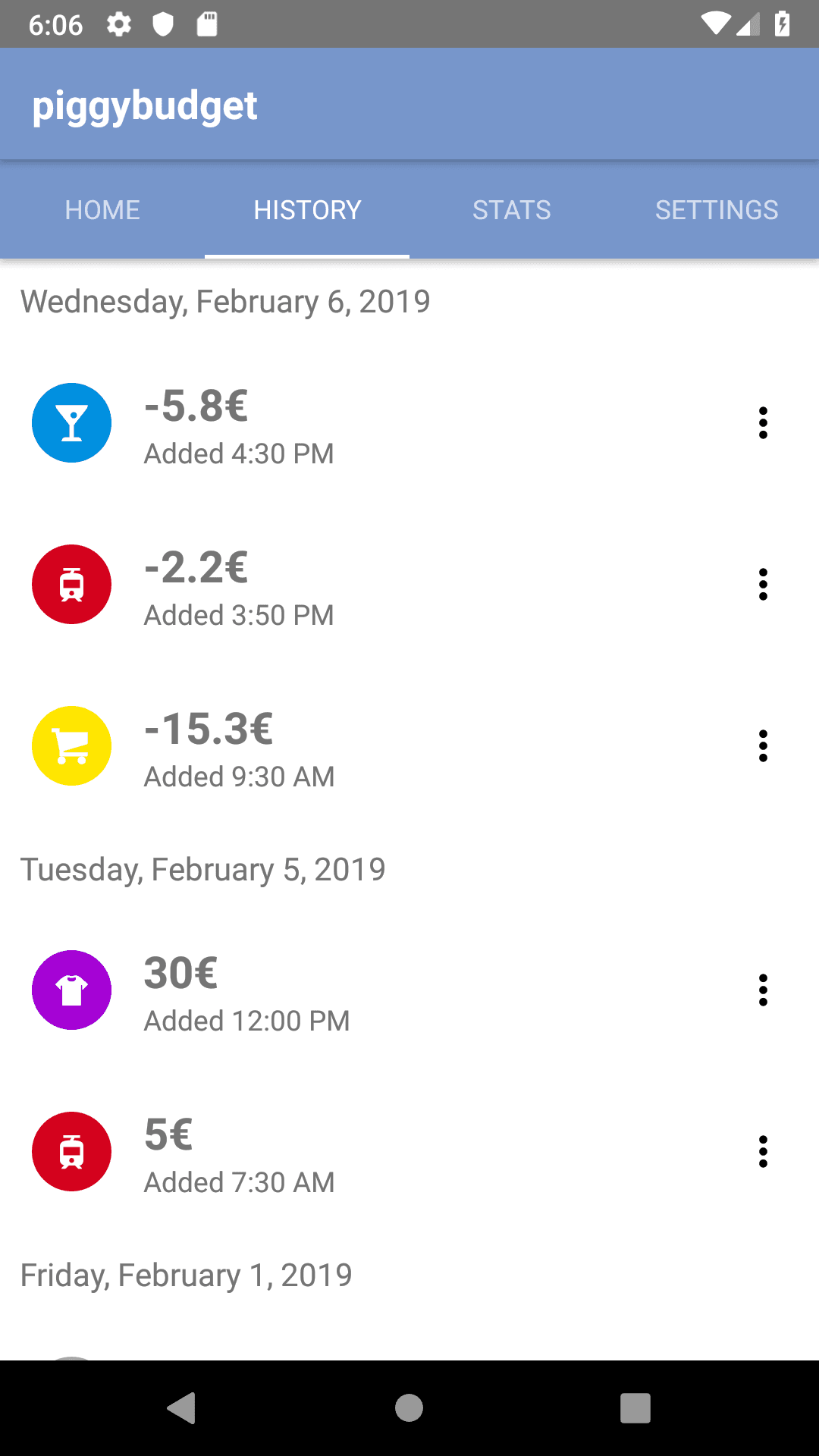 Скриншот 2 — piggybudget