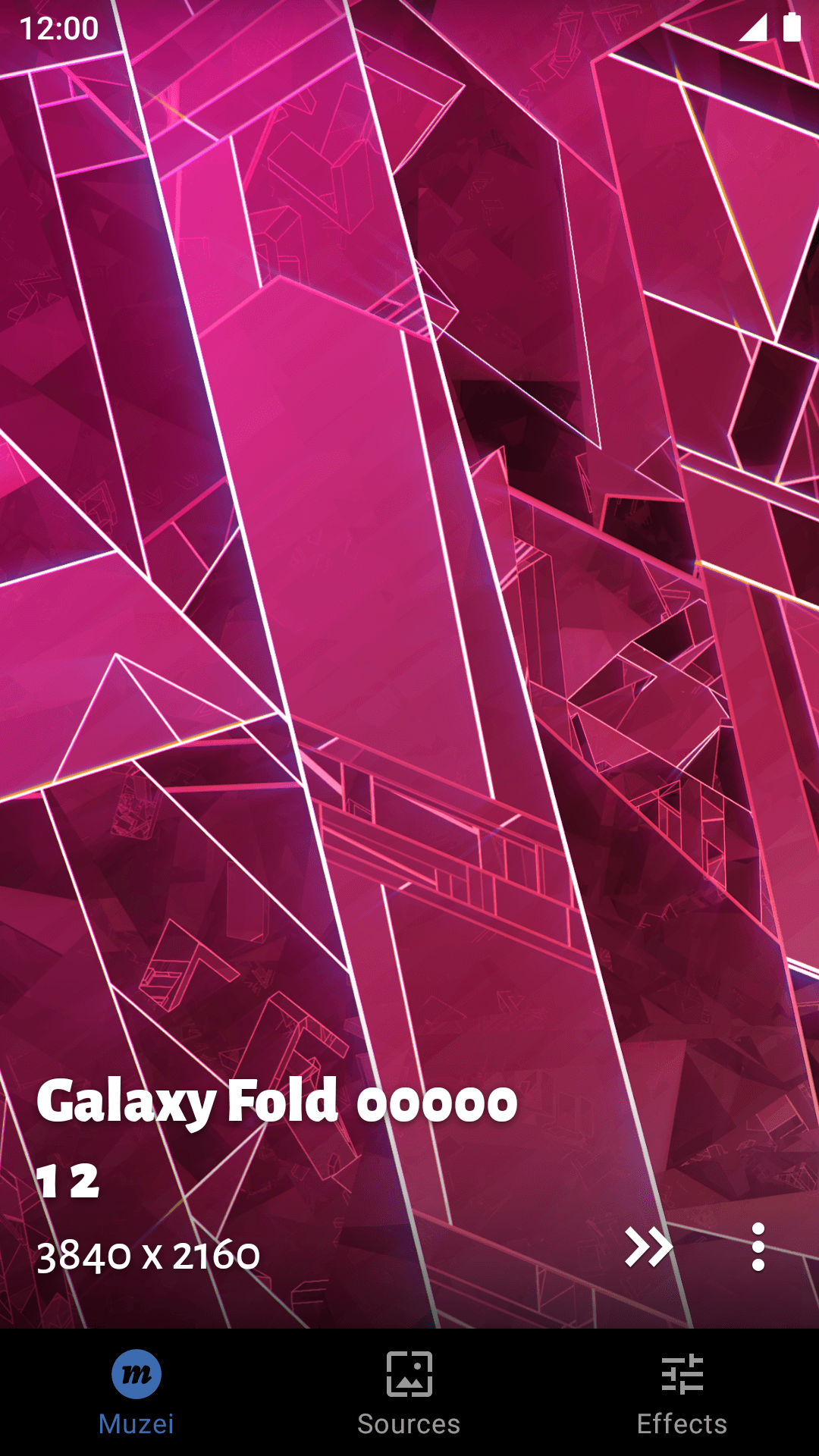 Скриншот 1 — The Verge wallpapers for Muzei
