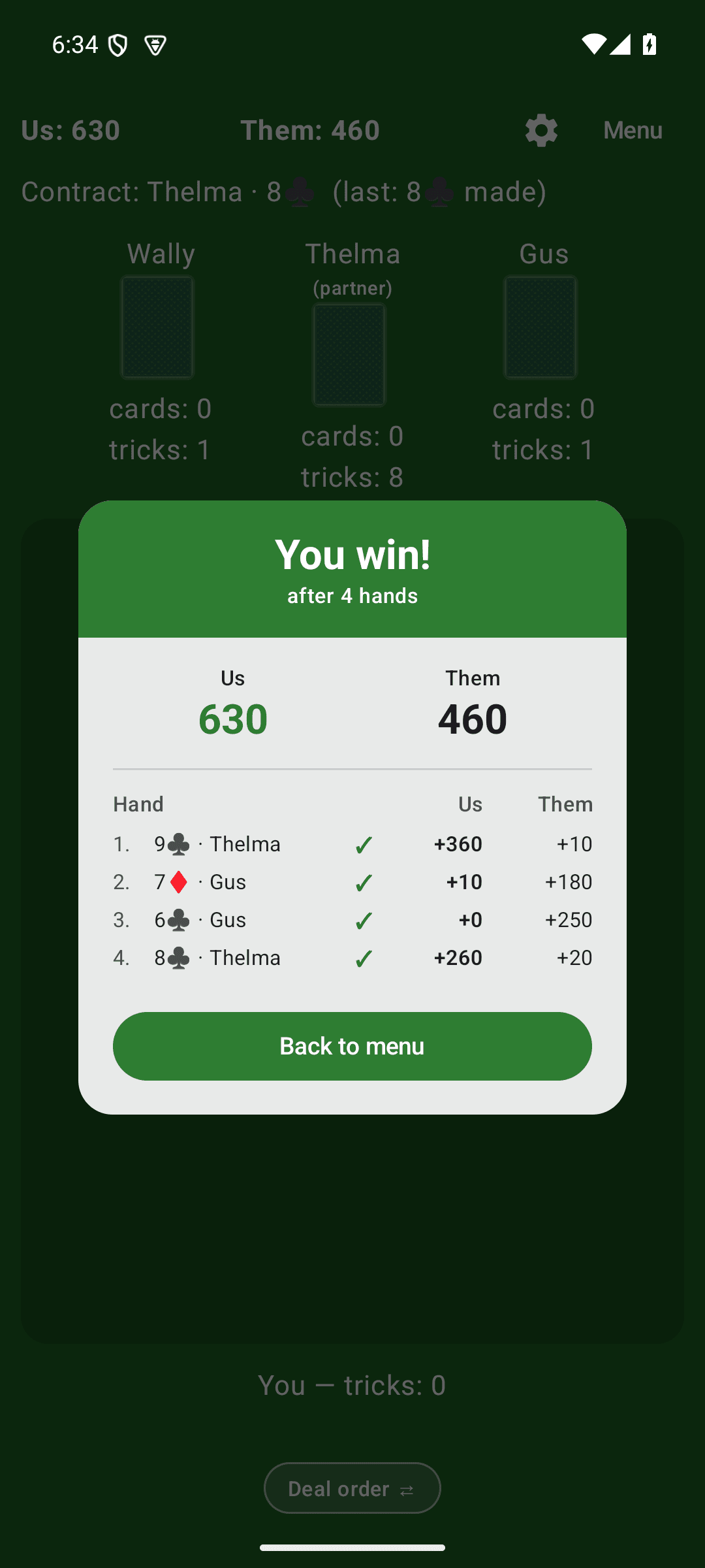 Скриншот 7 — 500 - Multiplayer card game