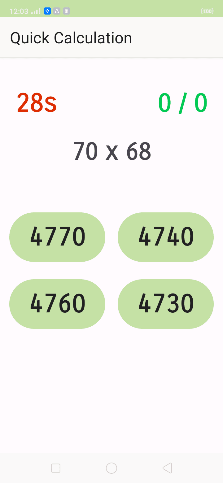 Скриншот 3 — Quick Calculation