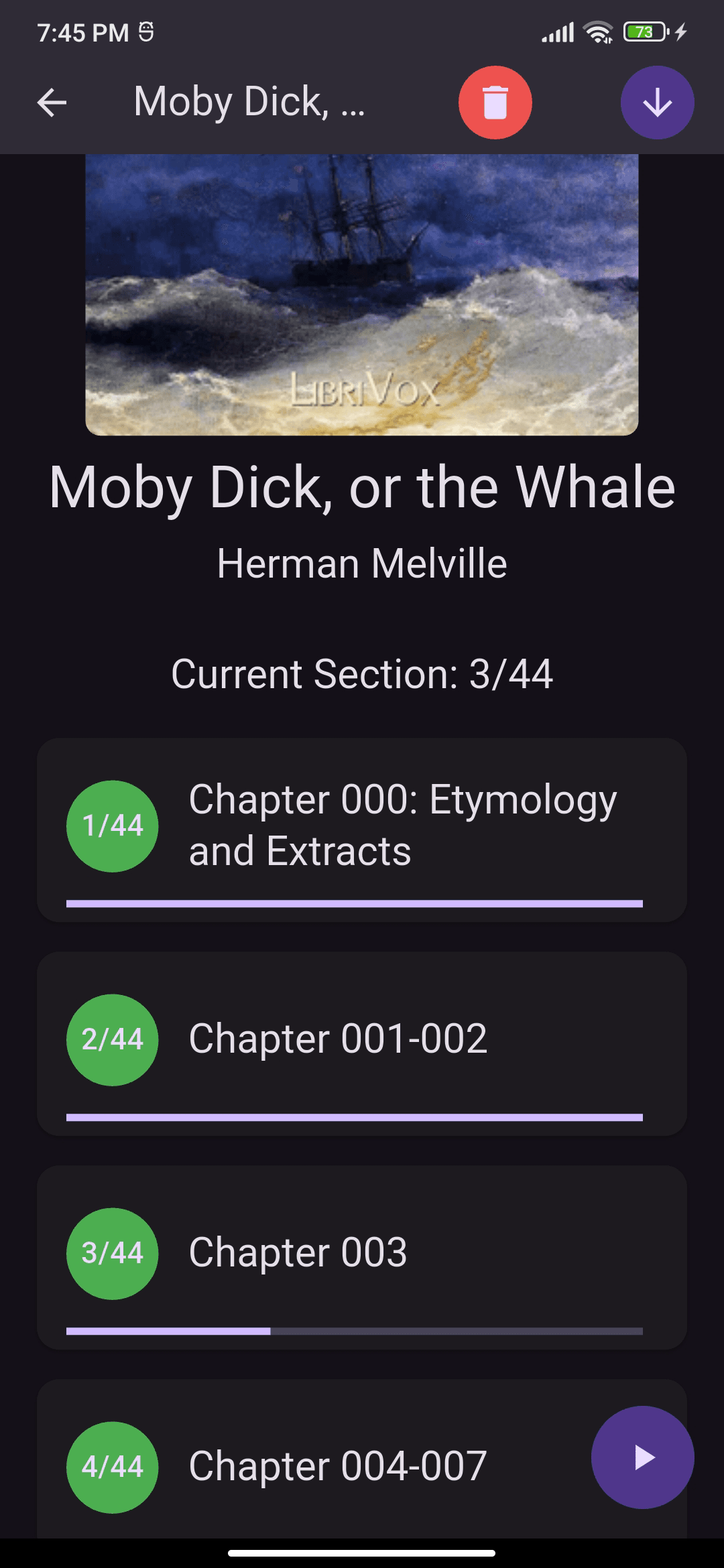 Скриншот 4 — Libre Librivox listener