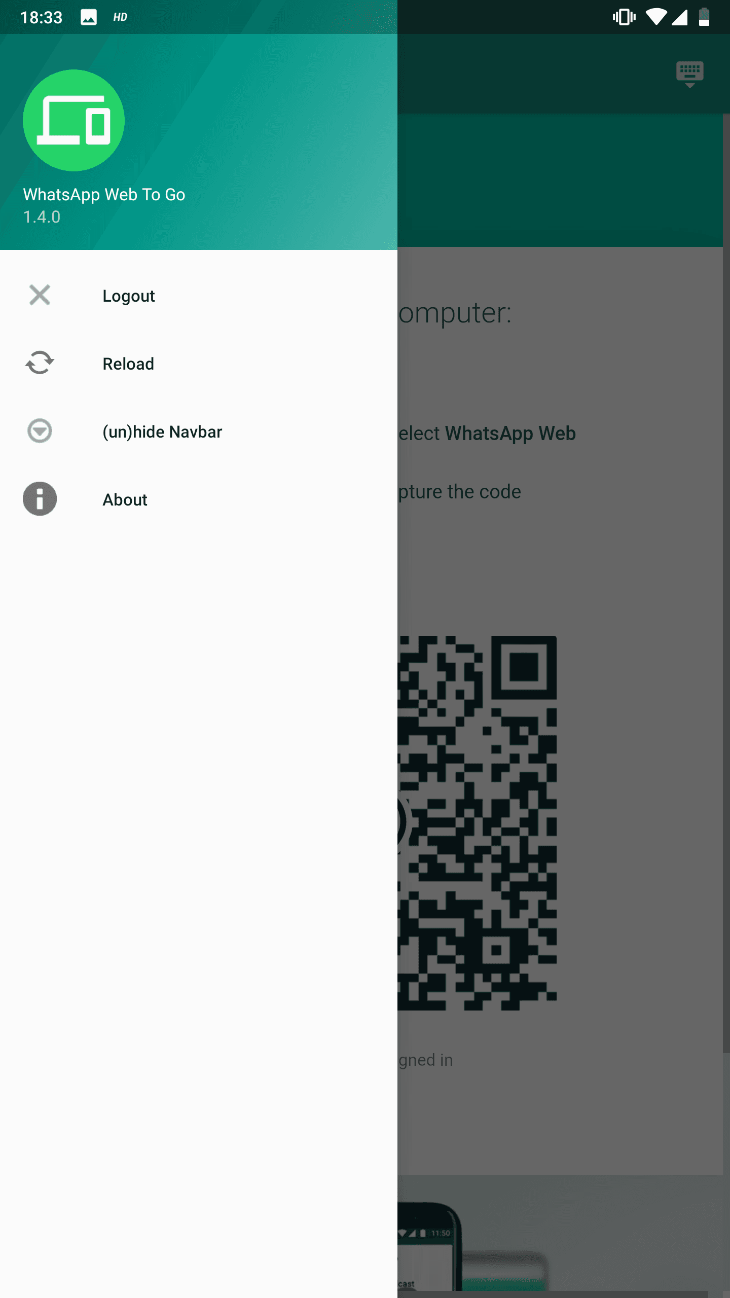 Скриншот 6 — WhatsApp Web To Go - Mobile Client for WhatsApp We