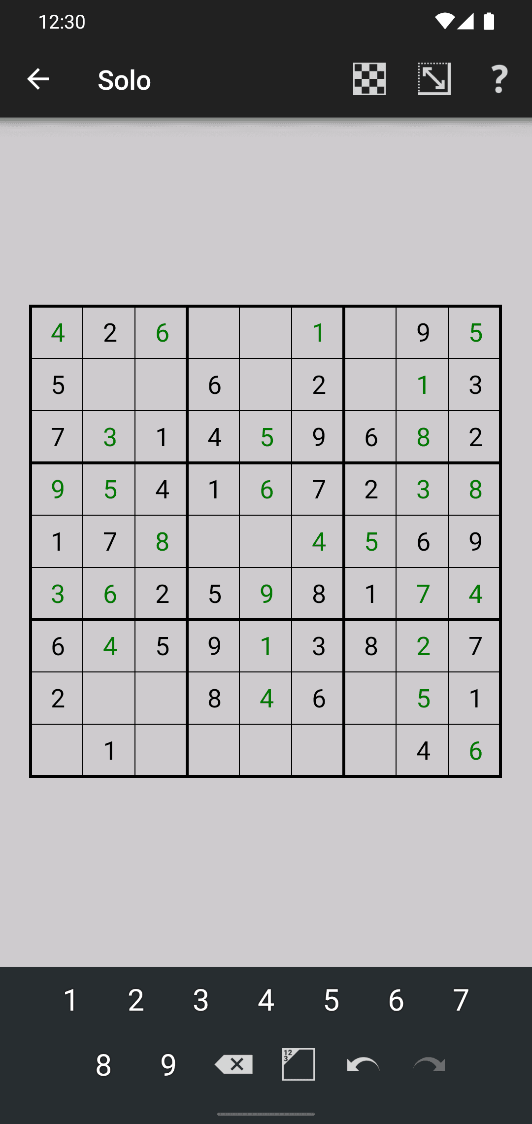 Скриншот 2 — Simon Tatham's Puzzles