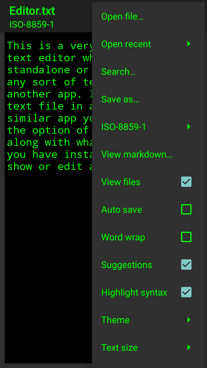 Скриншот 3 — Editor