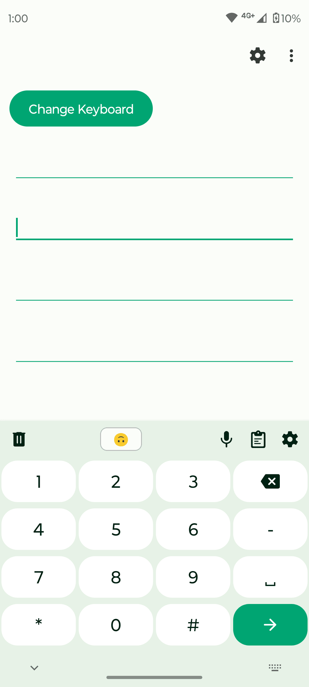 Скриншот 3 — Fossify Keyboard Beta