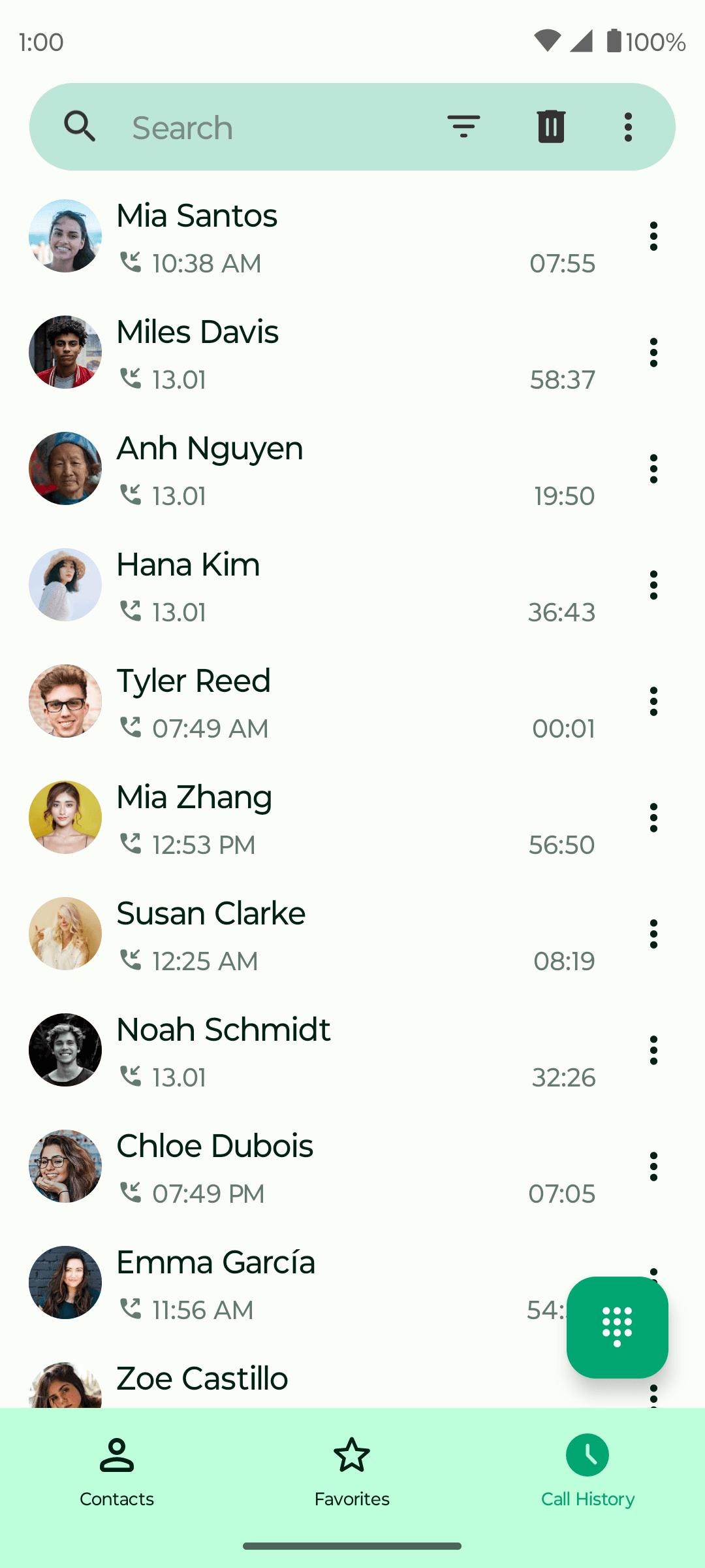Скриншот 5 — Fossify Phone