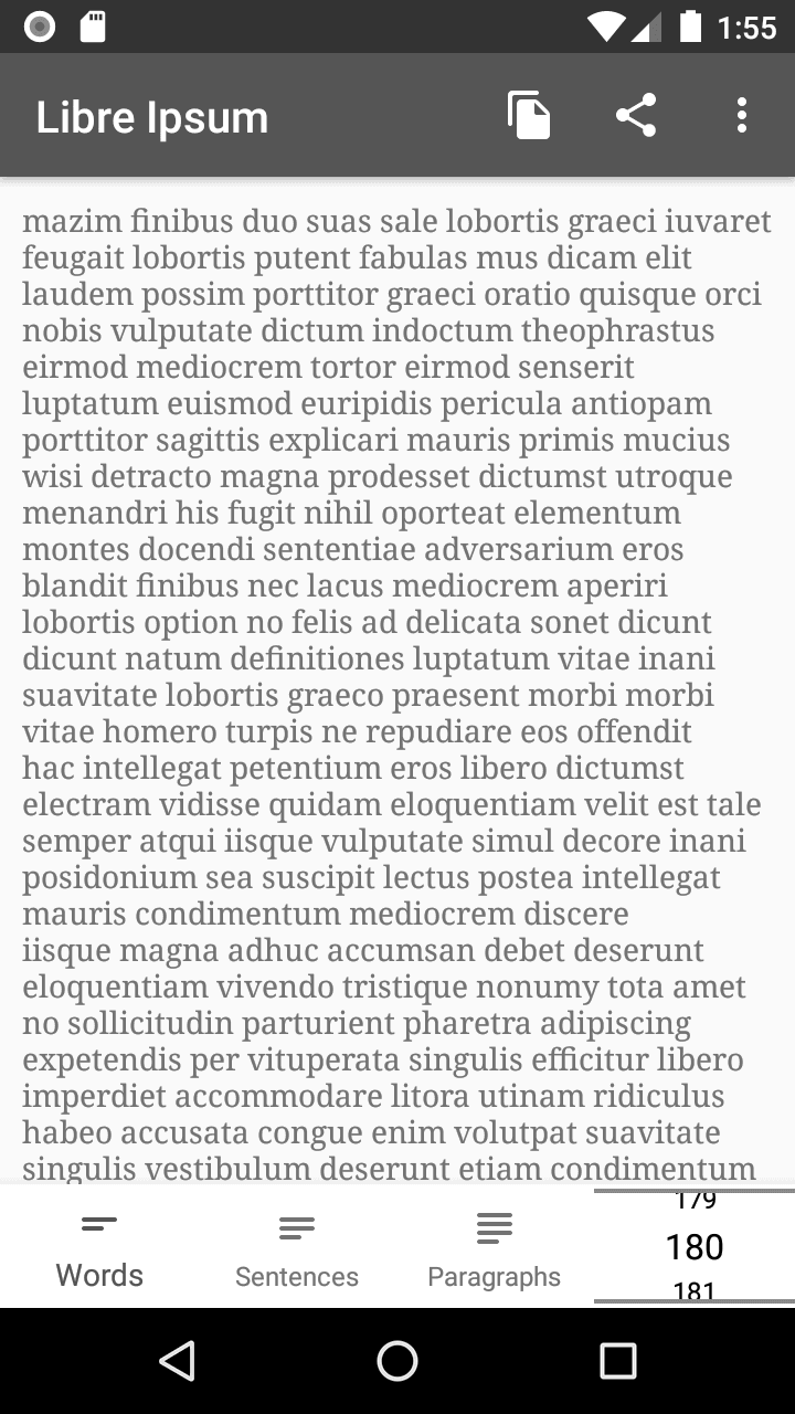 Скриншот 3 — Libre Ipsum