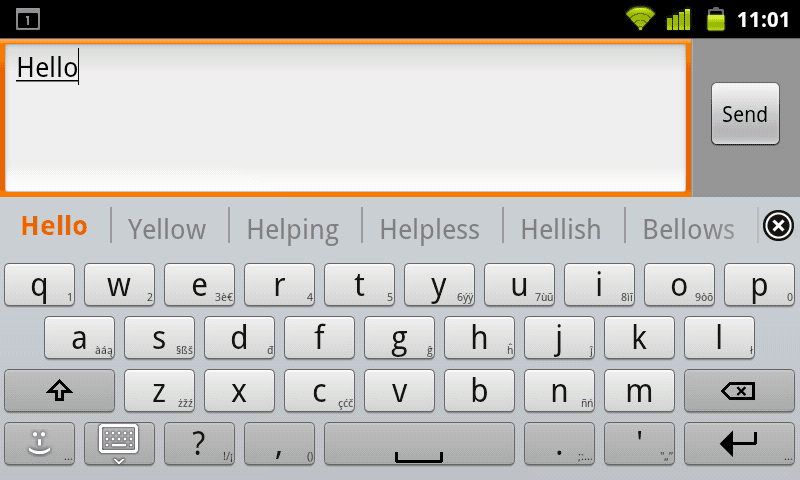 Скриншот 6 — Czech for AnySoftKeyboard