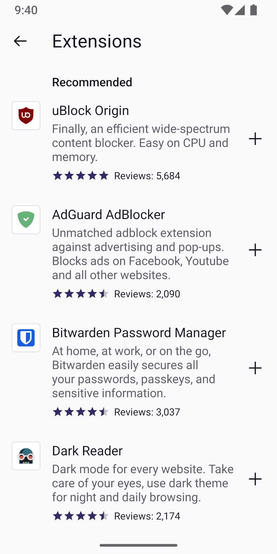 Скриншот 3 — Fennec F-Droid