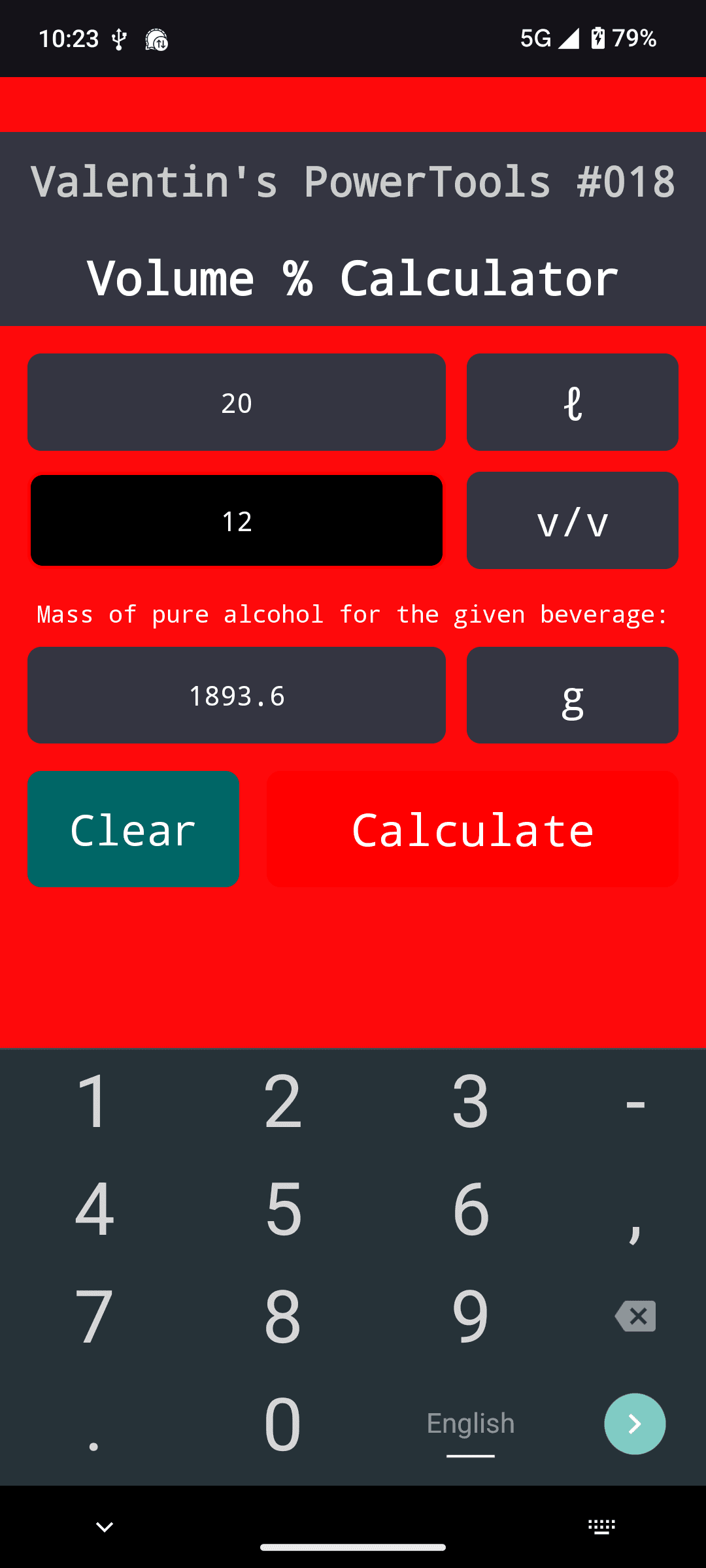 Скриншот 2 — Valentin's PowerTools #018 - Volume Percent Calcul